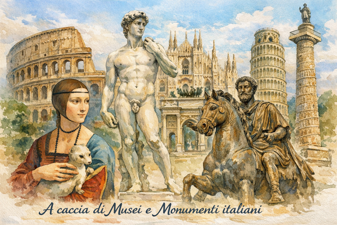 A caccia di Musei, aree archeologiche e Monumenti italiani