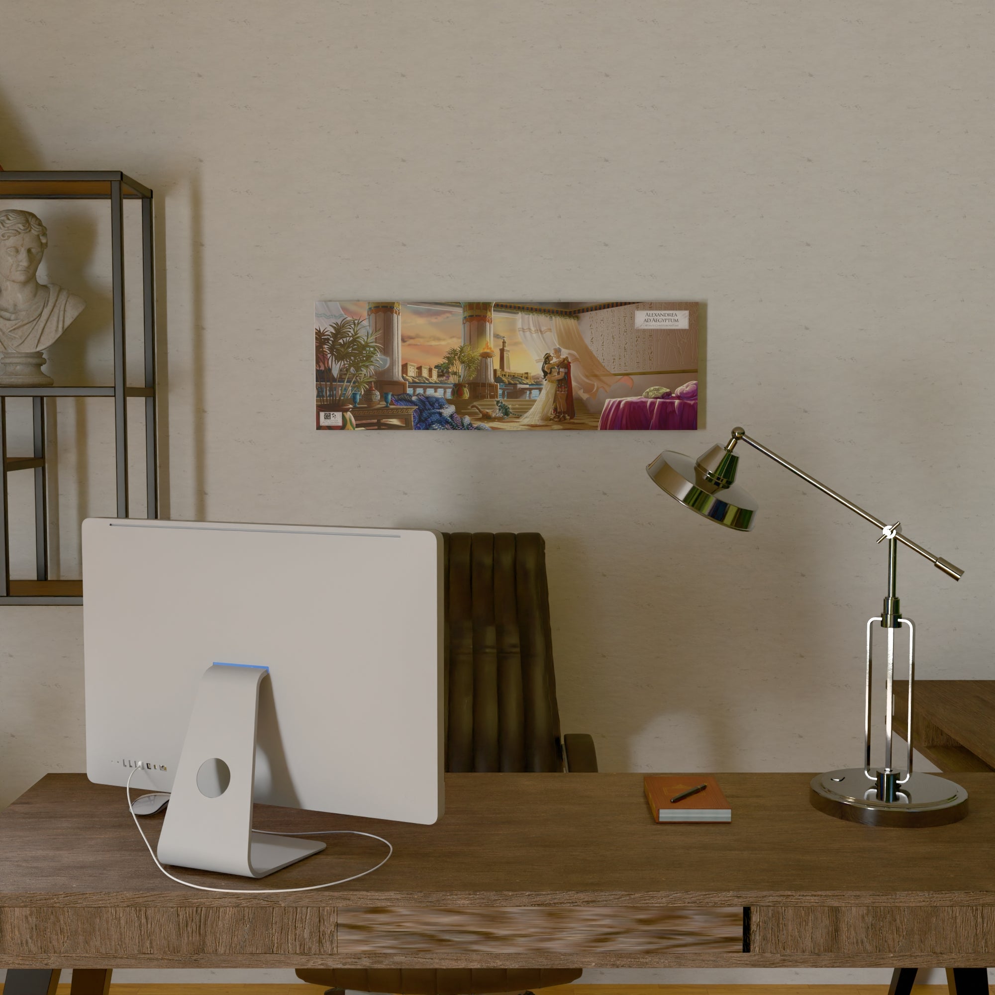 Caesar and Cleopatra in Alexandria, Egypt 