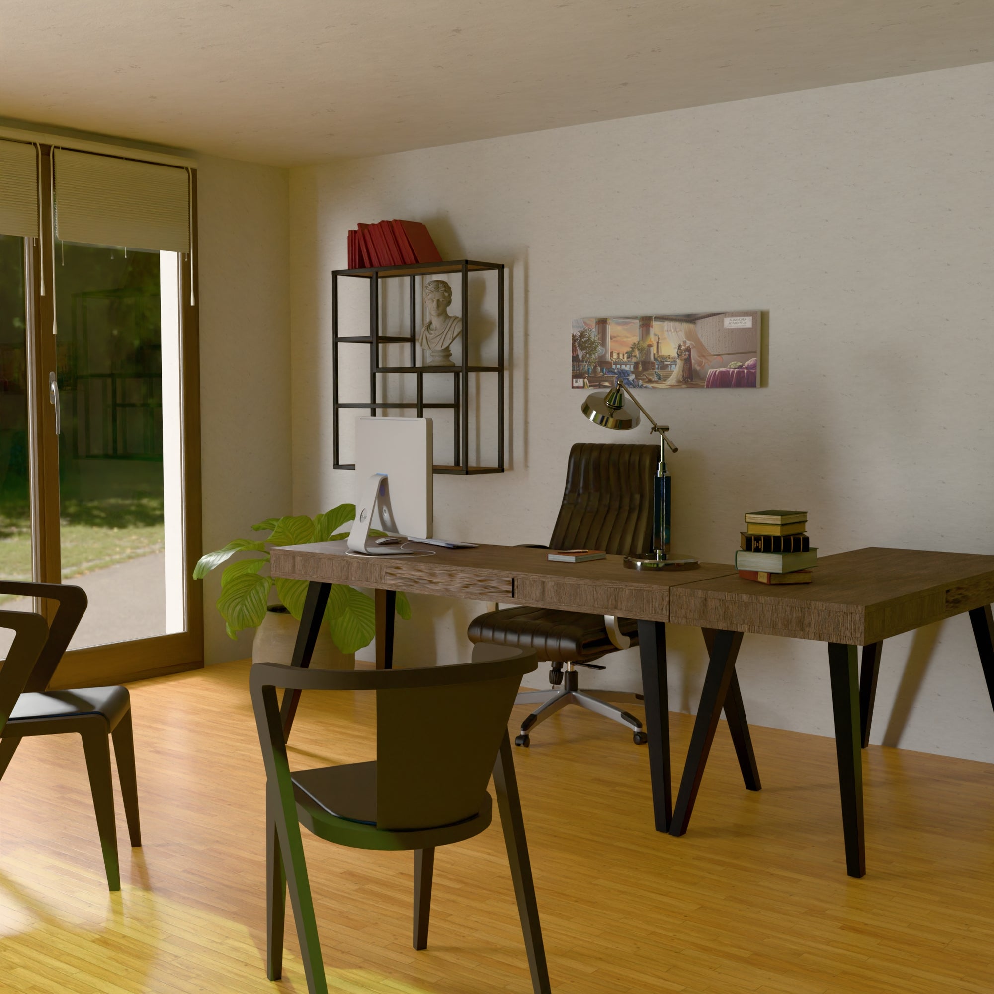 Caesar and Cleopatra in Alexandria, Egypt 